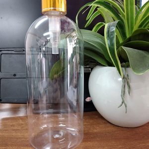 Chai Nhua Pet 1000ml Voi Nhan Phu Vang