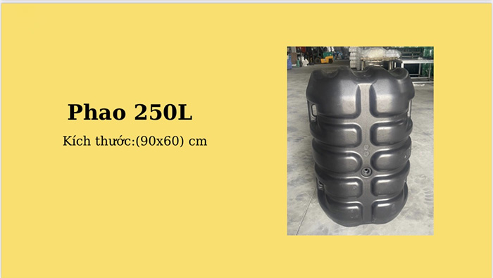 Phao nổi 250 lít giá rẻ