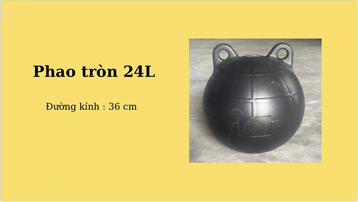 Phao Tron 24 Lit Gia Re